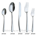 China Wholesale Latest Silver Stainless Steel Dinner Set With Popular Design
